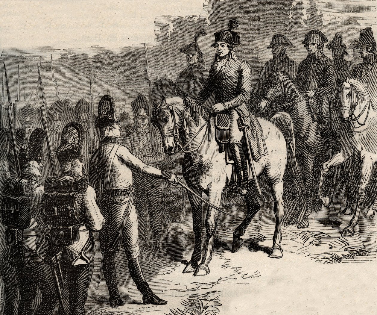 El arresto de Lafayette (Gilbert du Motier, Marqués de La Fayette) de Anonymous Anonymous