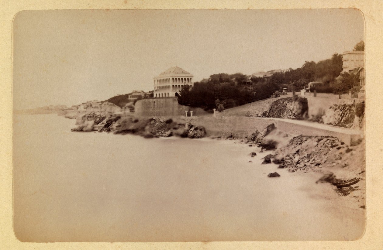 La ciudad de Marsella y sus alrededores alrededor de 1885-1890: La ruta de la Corniche, colección privada de Anonymous Anonymous
