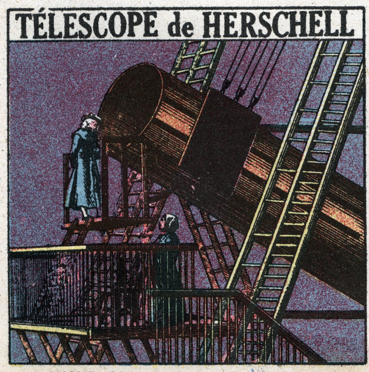 Los primeros instrumentos ópticos: telescopio de William Herschel (Friedrich Wilhelm Herschel) de Anonymous Anonymous