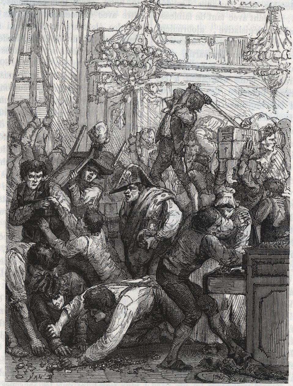 Robo del guardamuebles (actual Hotel de la Marine, Place de la Concorde) - Robo en la semana del 11 al 17 de septiembre de 1792 por una banda encargada por Paul Miette, de una parte de los Diamantes, en el hotel du Garde-Meuble de la Couronne, París de Anonymous Anonymous