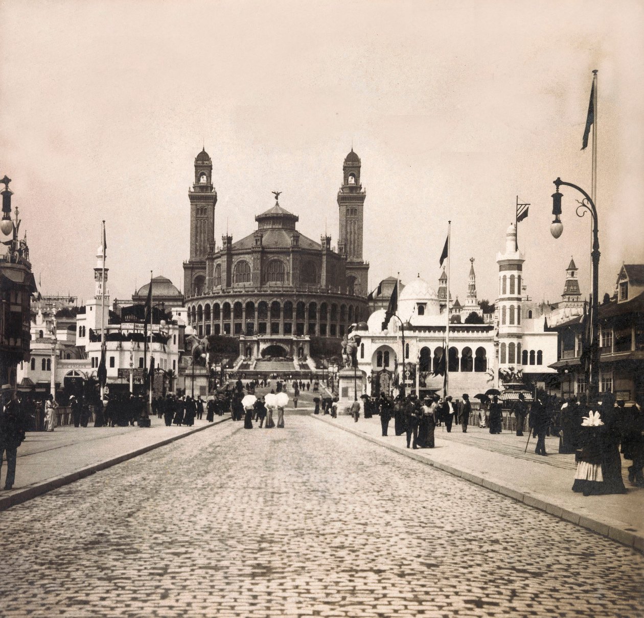 Exposición Universal de 1900 en París: El Trocadero - Colección privada de Anonymous Anonymous