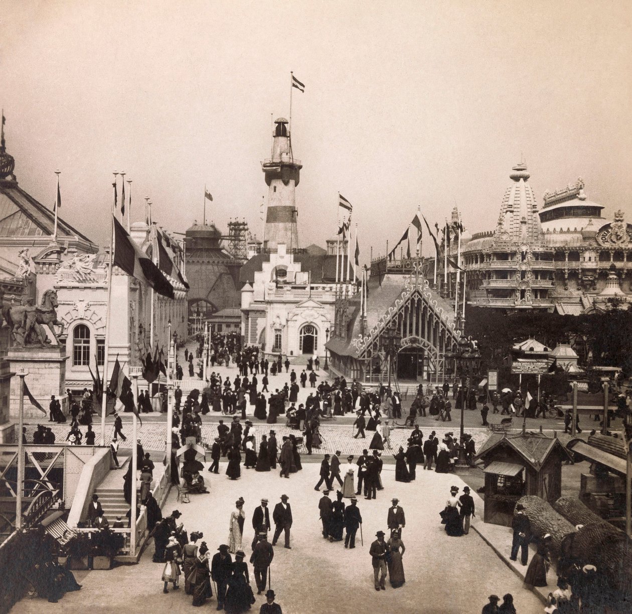 Exposición Universal de 1900 en París: Pabellón de navegación del comercio - Colección privada de Anonymous Anonymous