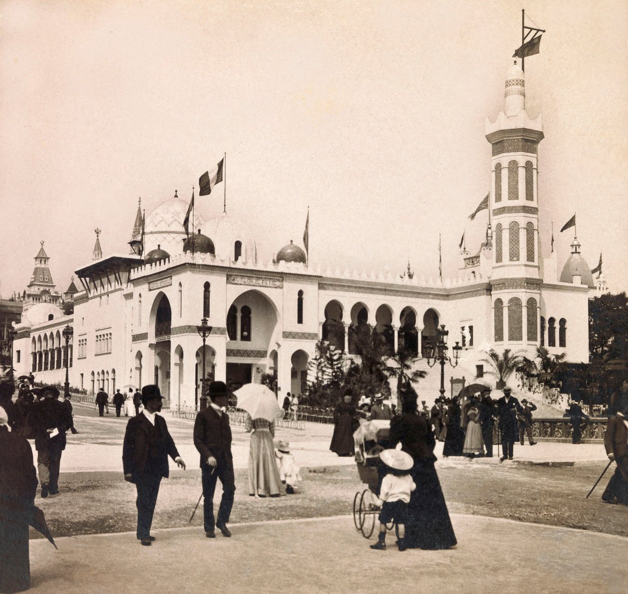 Exposición Universal de 1900 en París: El Palacio de Argelia - colección privada de Anonymous Anonymous