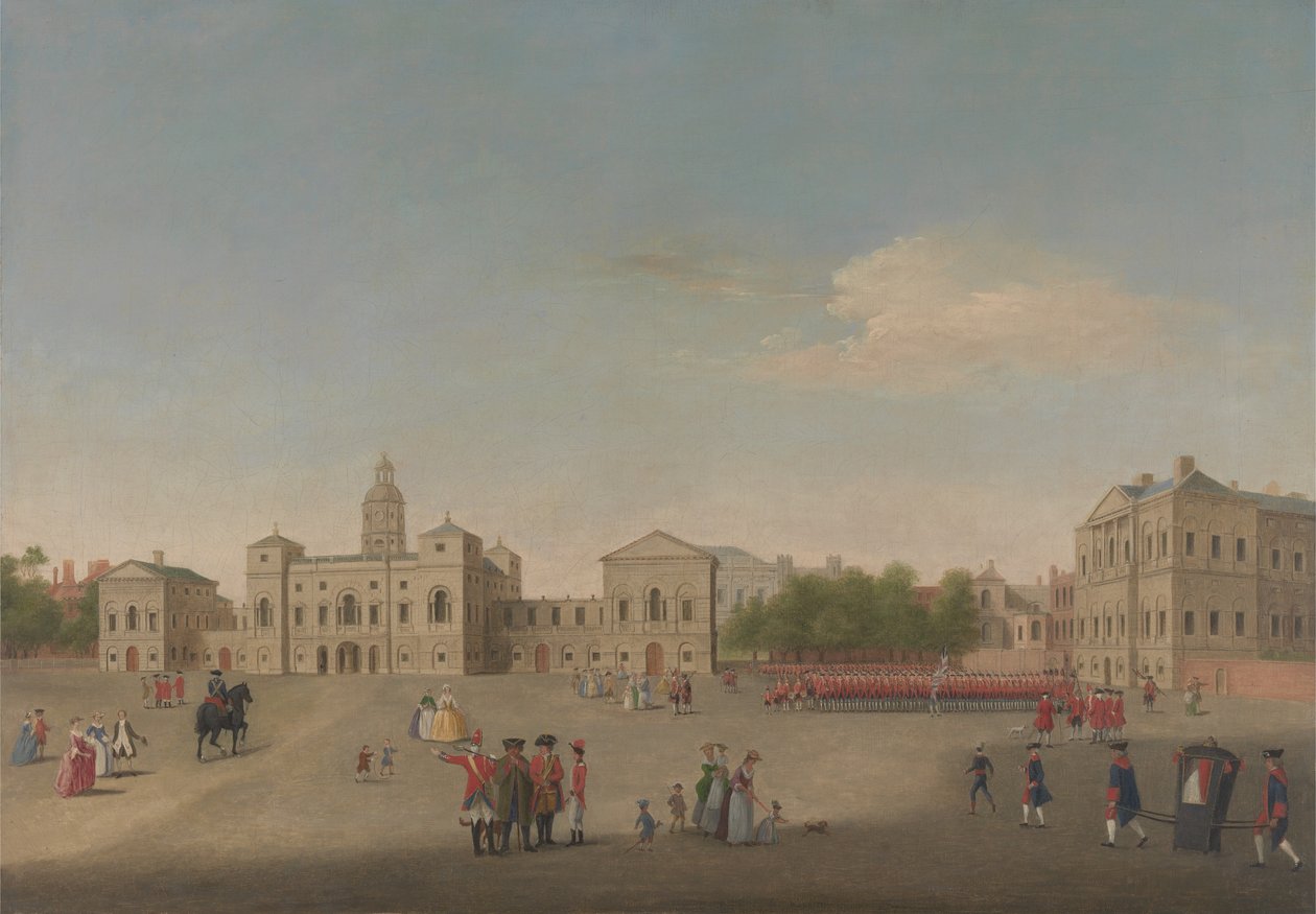 Vista de Horse Guards y Whitehall de Anonymous Anonymous