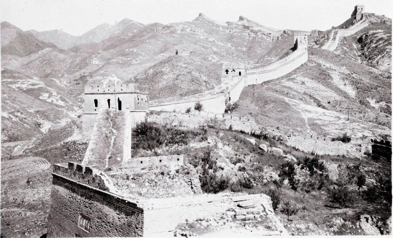 Vista de la Gran Muralla China Fotografía de principios del siglo XX - Colección privada de Anonymous Anonymous