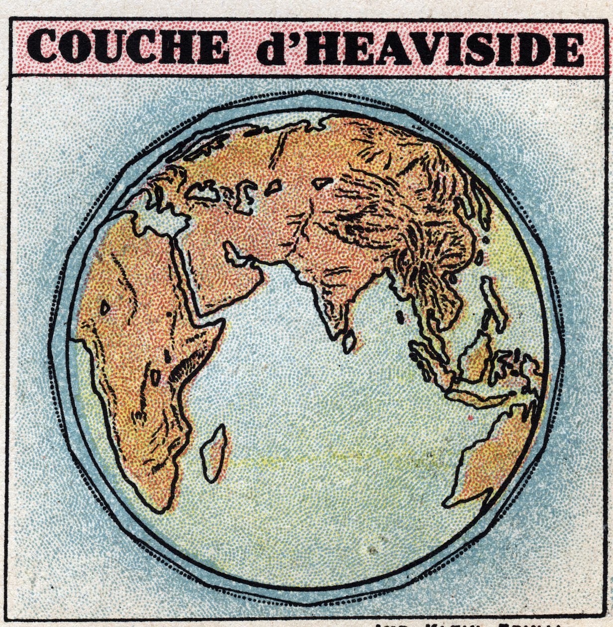 Telegrafía inalámbrica: capa de Heaviside, una capa de la atmósfera terrestre que contiene electrones, en un estado más o menos libre de Anonymous Anonymous