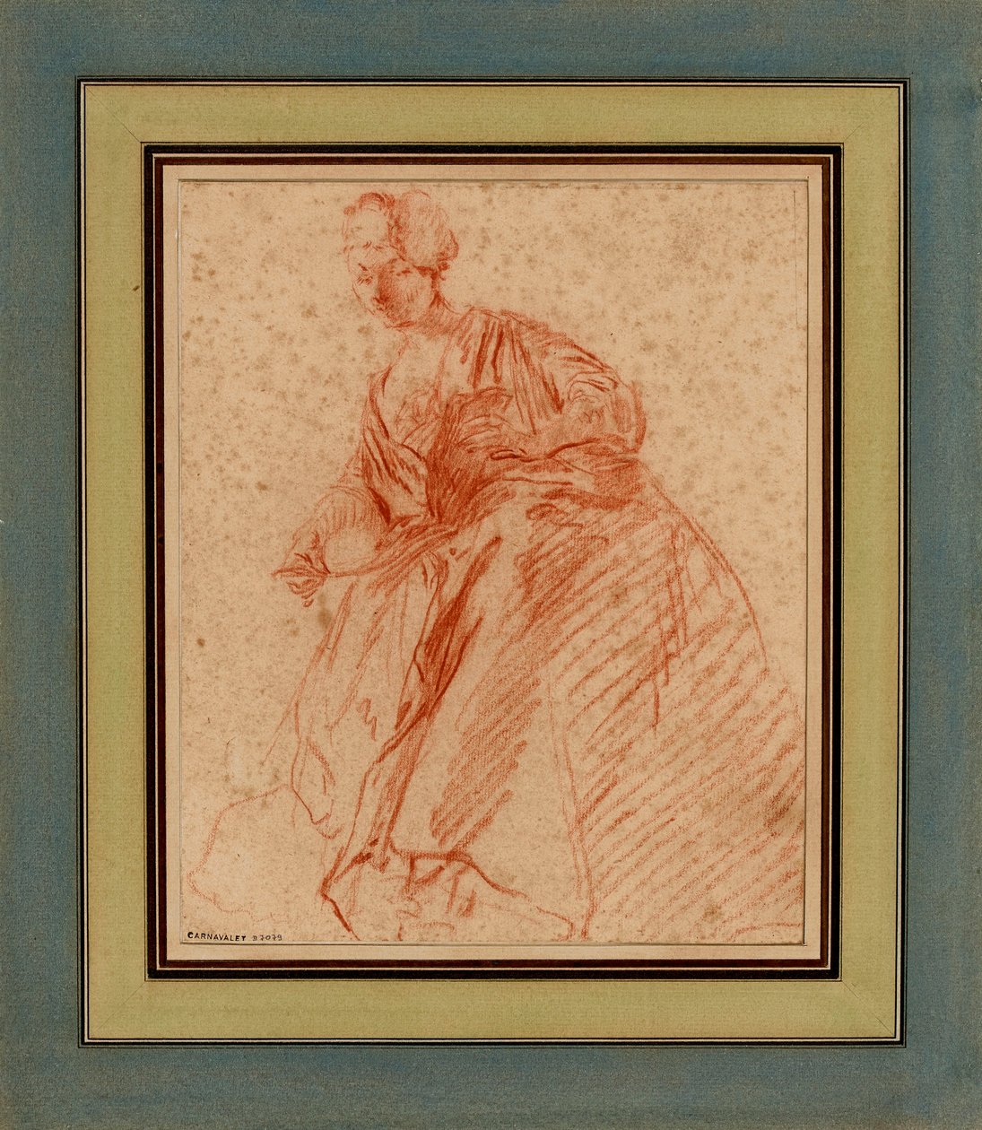 Mujer leyendo (dibujo) de Anonymous Anonymous