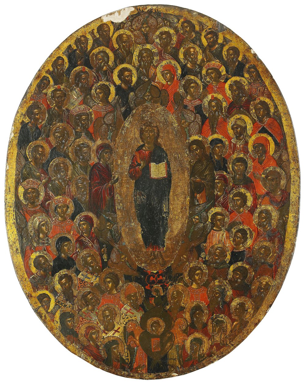 Deesis, siglo XVII de Anonymous Russian icon painter