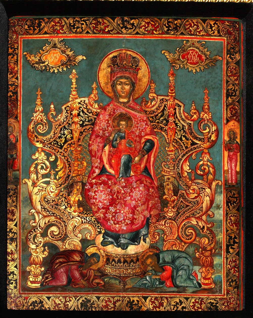 Madre de Dios Pecherskaya, siglo XVIII de Anonymous Russian icon painter