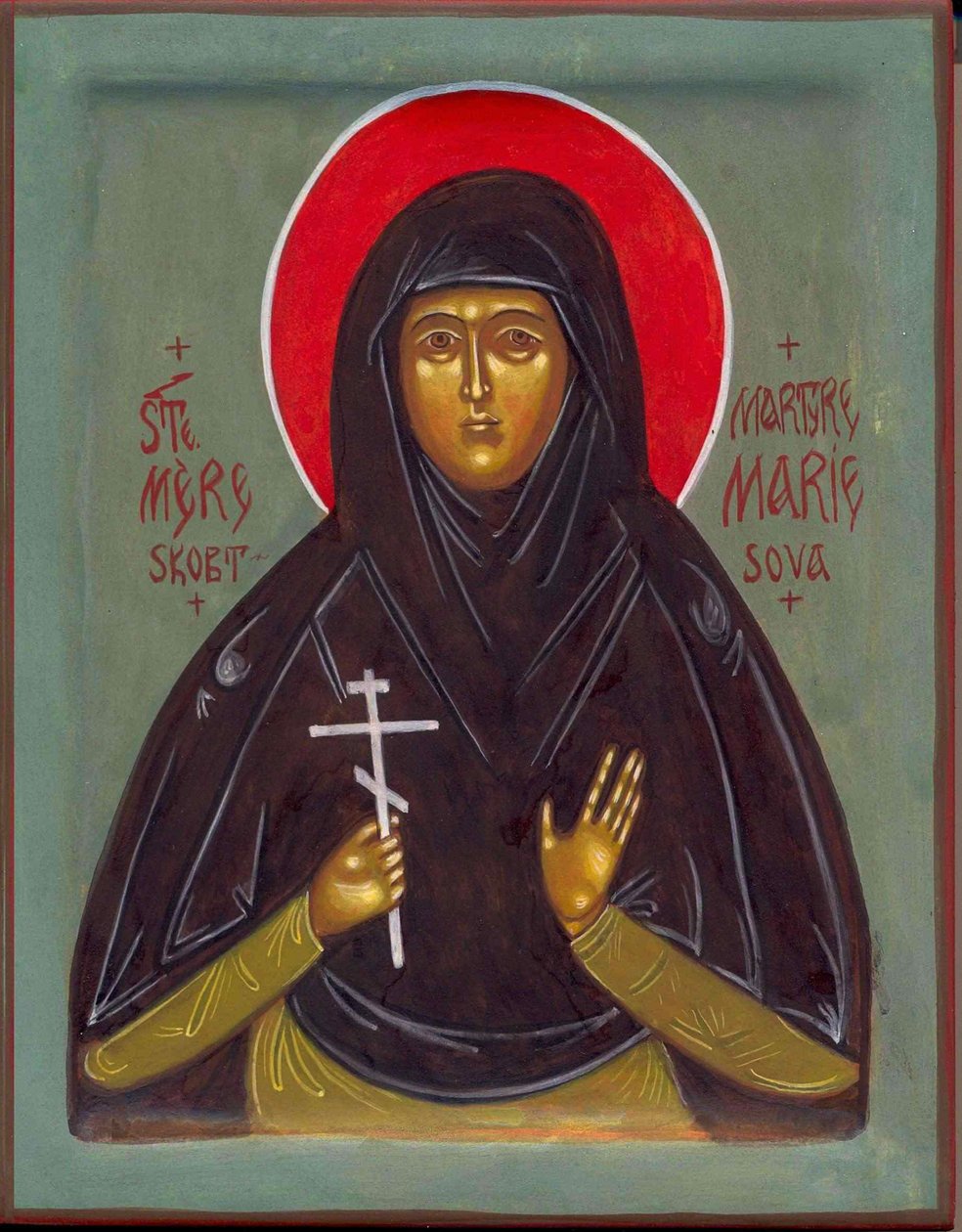 Santa Madre María, siglo XX de Anonymous Russian icon painter