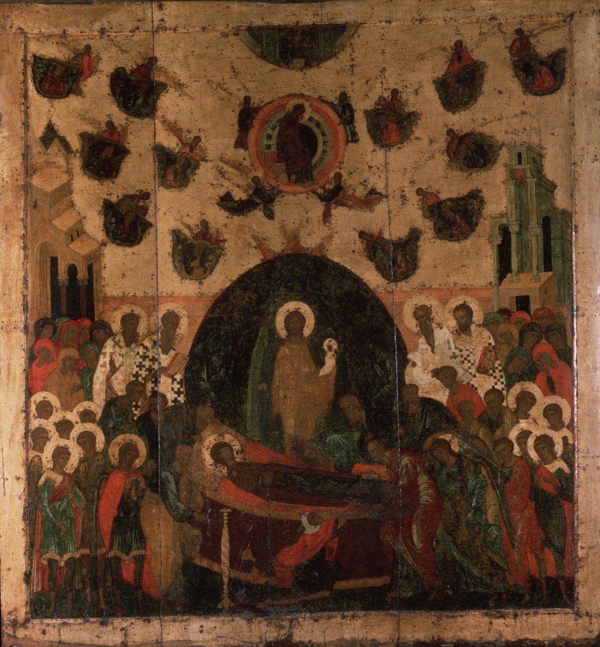 La Dormición de la Virgen, ca 1479 de Anonymous Russian icon painter