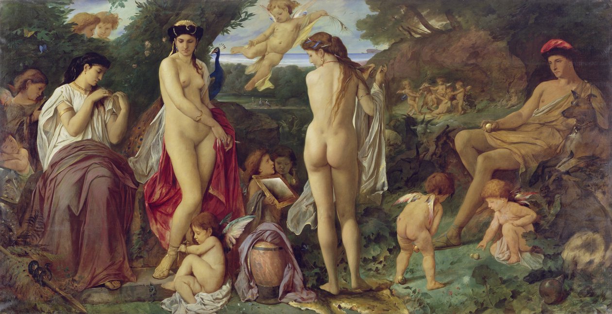 El juicio de Paris, 1870 de Anselm Feuerbach