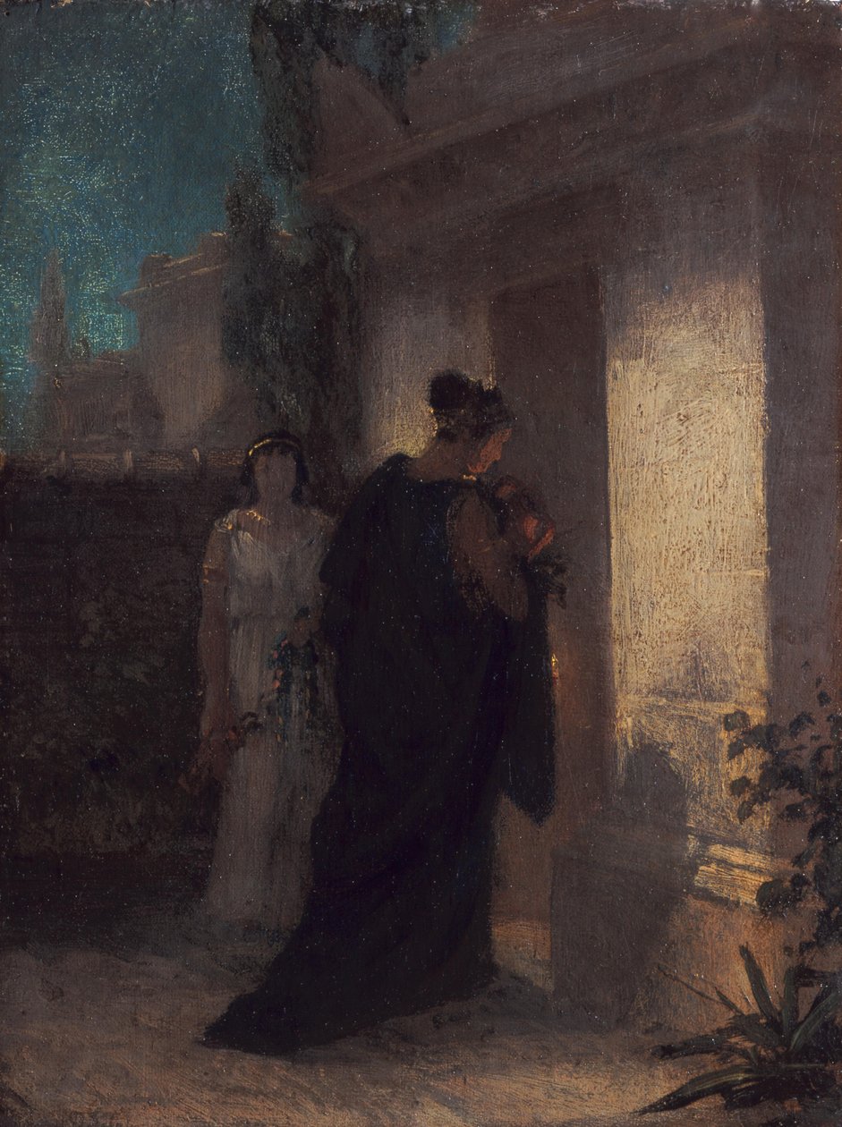 Mujer en luto (Antígona) de Anselm Feuerbach