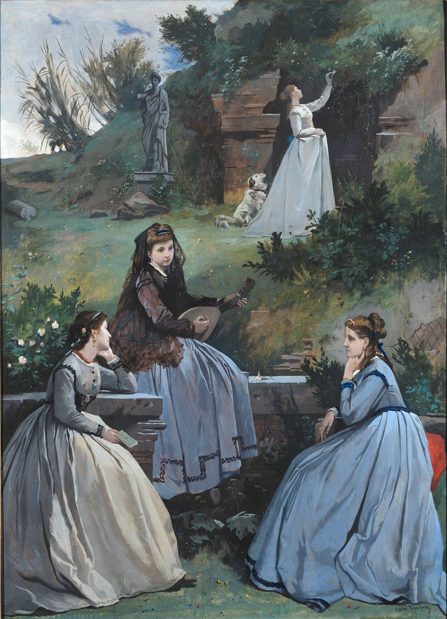 Cuadro primaveral de Anselm Feuerbach