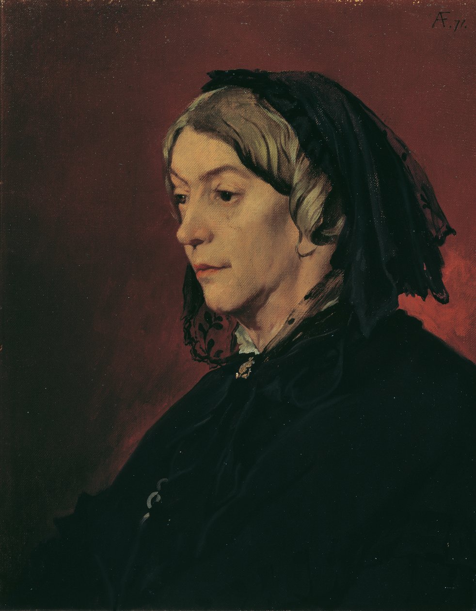 Henriette Feuerbach, la madrastra del artista de Anselm Feuerbach