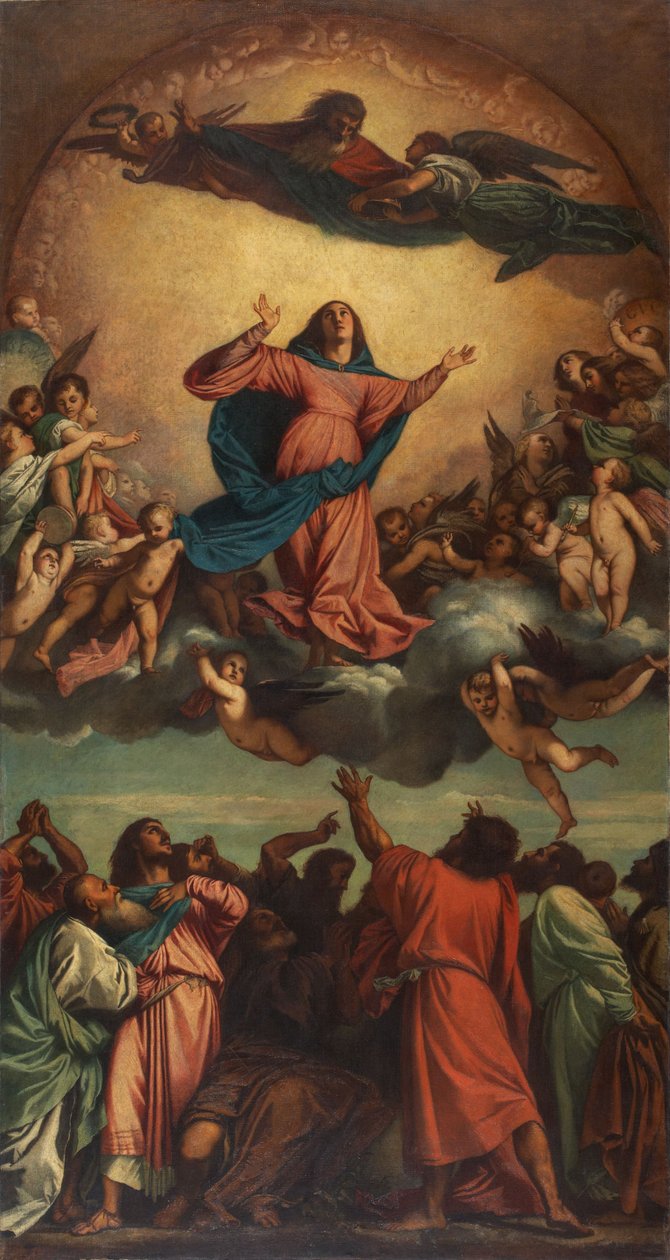 Ascensión de María de Anselm Feuerbach