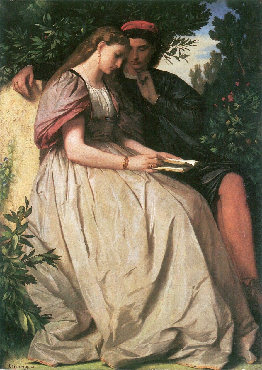 Paolo y Francesca de Anselm Feuerbach