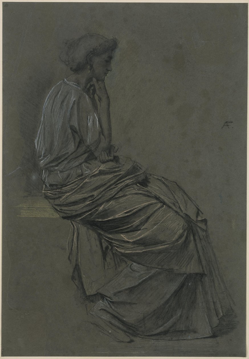 Mujer sentada de Anselm Feuerbach