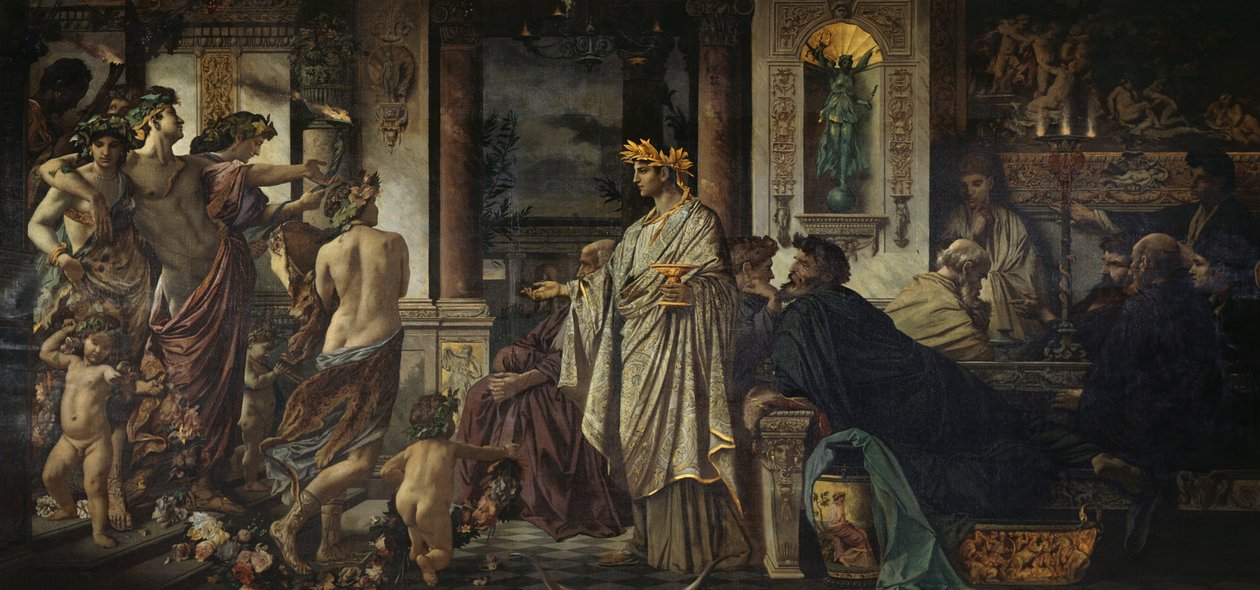 El banquete. Según Platón (segunda versión) de Anselm Feuerbach