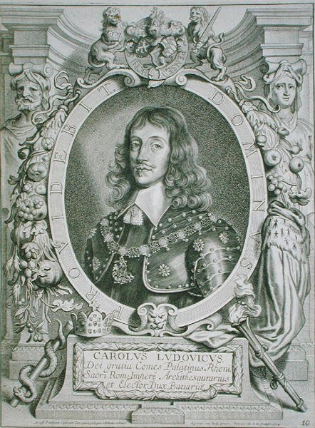 Carlos Luis (1617-80) Elector del Palatinado, de 