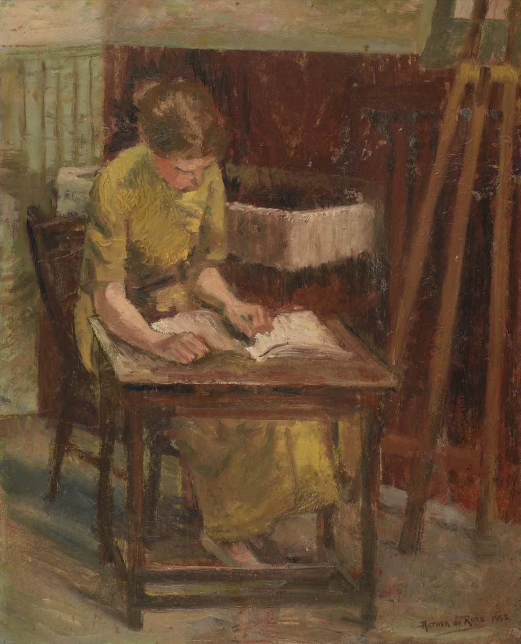 Chica leyendo (I) de Anthea Durose