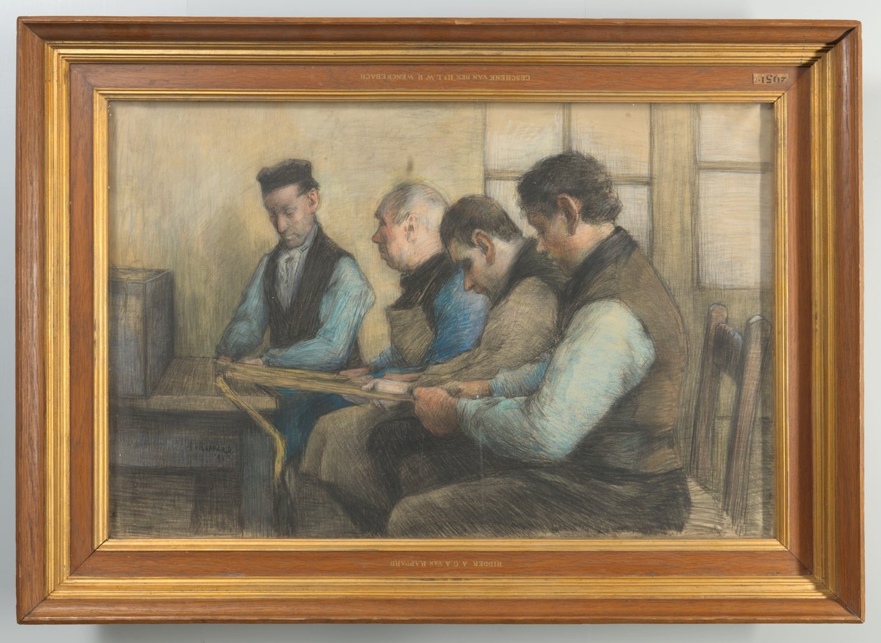 Trenzadoras de esteras ciegas de Anthon Gerhard Alexander van Rappard