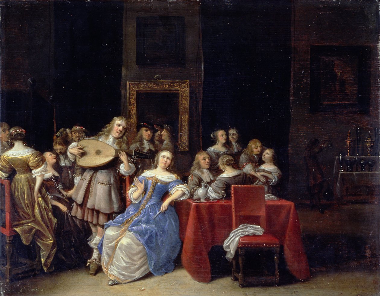 Una fiesta musical, 1660s de Anthonie Palamedesz