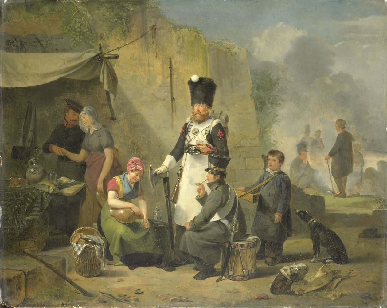 El seguidor del campamento de Anthonie Constantijn Govaerts