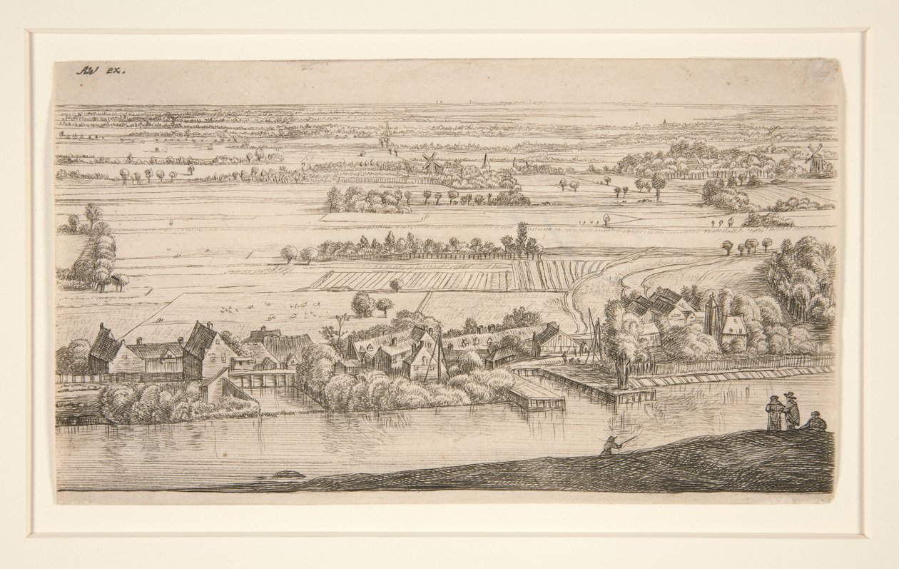 El pueblo junto al canal de Anthonie Waterloo