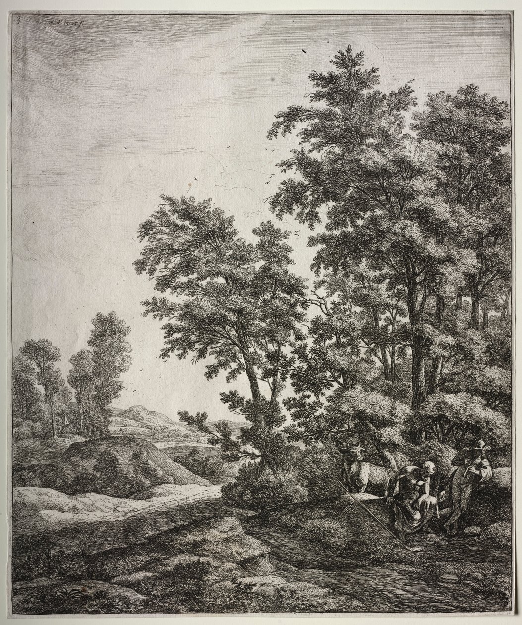 Mercurio y Argos de Anthonie Waterloo