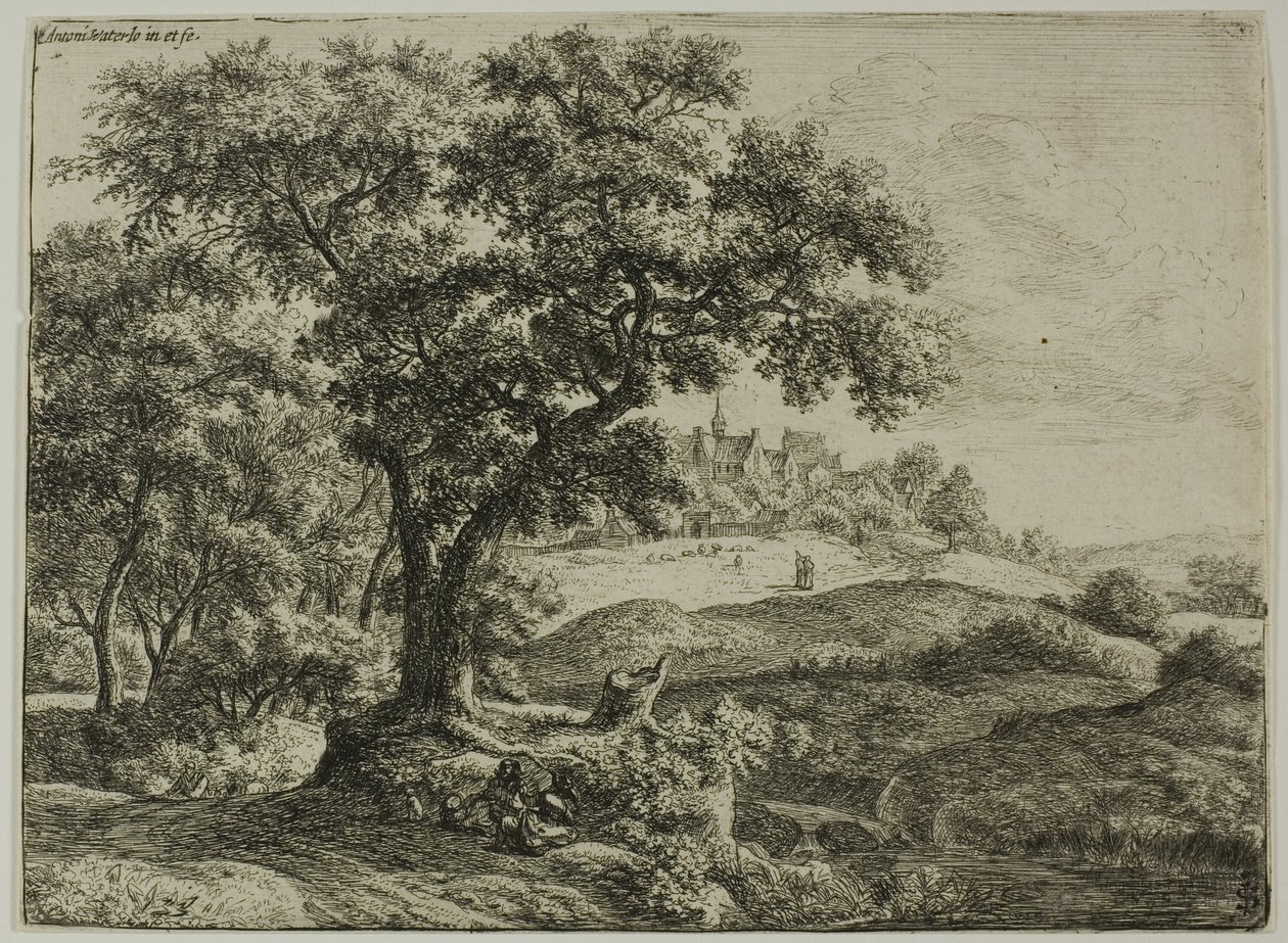 La linde del bosque de Anthonie Waterloo
