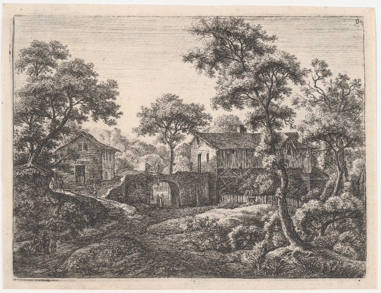 La Puerta, siglo XVII de Anthonie Waterloo