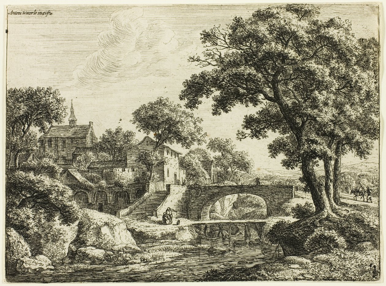 Los Dos Puentes de Anthonie Waterloo