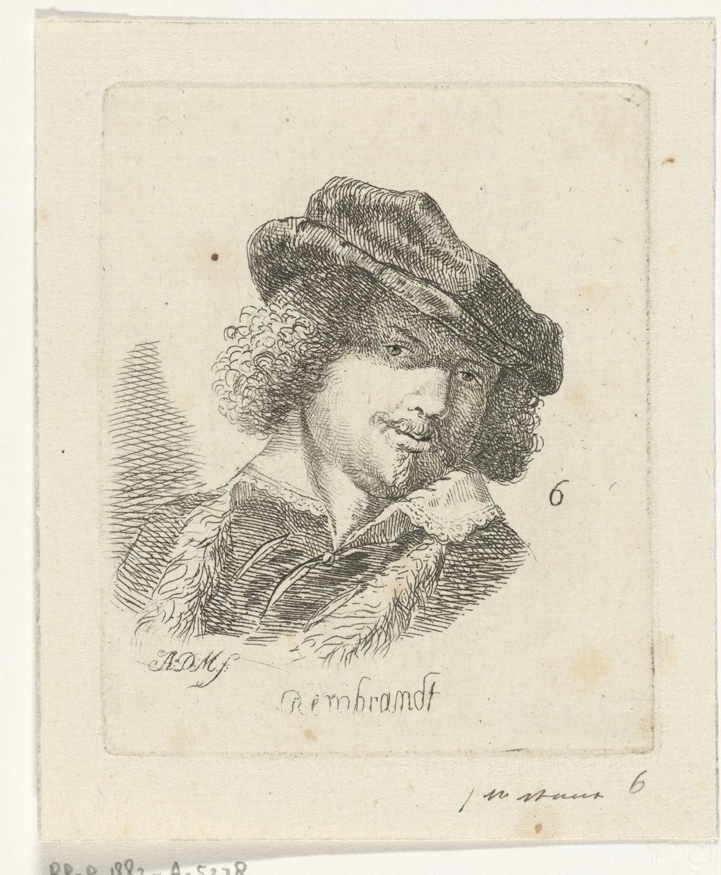 Retrato de Rembrandt de Anthonie Willem Hendrik Nolthenius de Man