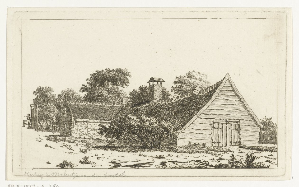 Herberg het Molentje aan de Amstel (título sobre el objeto) de Anthonie van den Bos