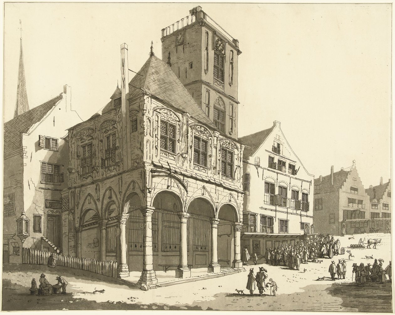 El antiguo ayuntamiento de Ámsterdam de Anthonie van den Bos