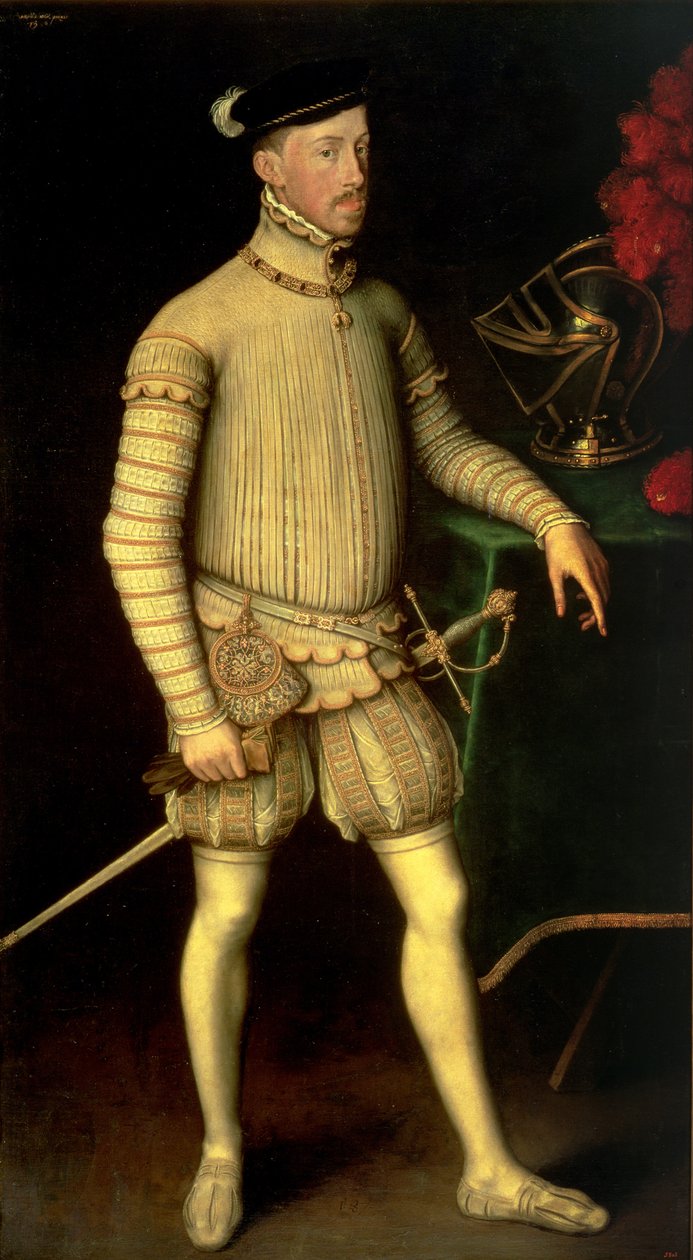 Retrato del Emperador Maximiliano II (1527-76) 1557 de Anthonis van Dashorst Mor
