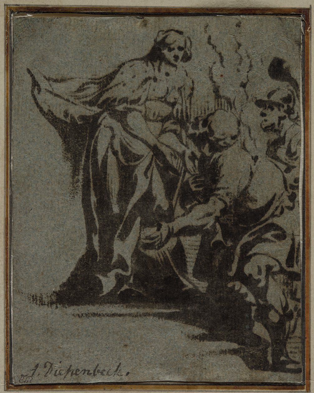Una escena de la mitología clásica, 1600s de Anthonis Sallaert
