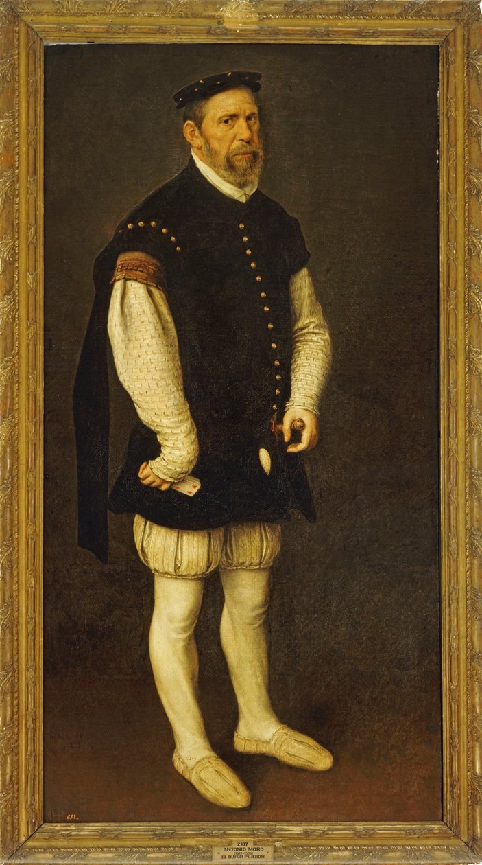 Pejeron, el bufón de la corte ... de Anthonis van Dashorst (c.1519 1576/77) Mor