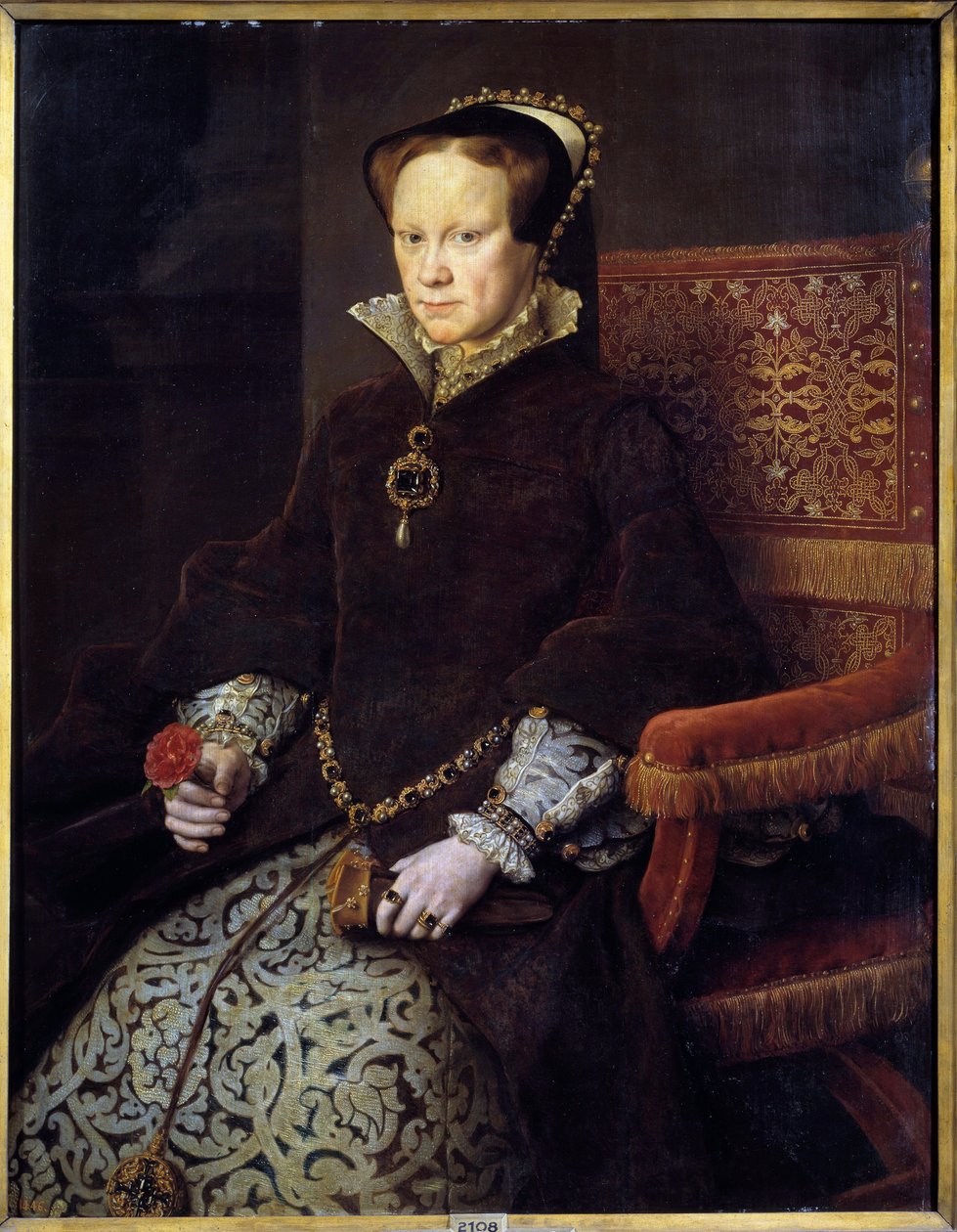 Retrato de la reina María I Tudor de Anthonis van Dashorst (c.1519 1576/77) Mor