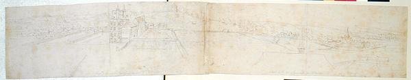 Palacio de Greenwich, c.1544 de Anthonis van den Wyngaerde