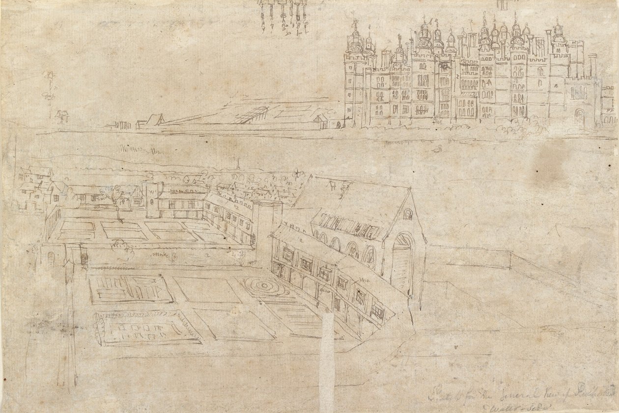 La Ribera del Palacio de Richmond y los Jardines Privados de Anthonis van den Wyngaerde
