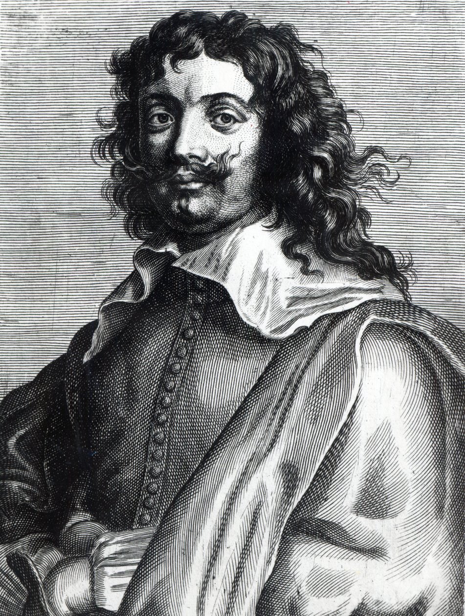 Adriaen Brouwer, grabado por Edme de Boulonois de Anthony van Dyck