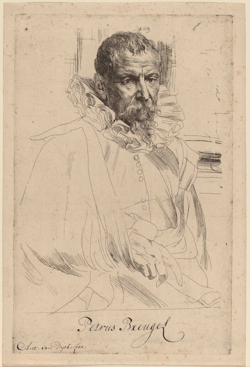 Pieter Bruegel el Joven de Anthony van Dyck
