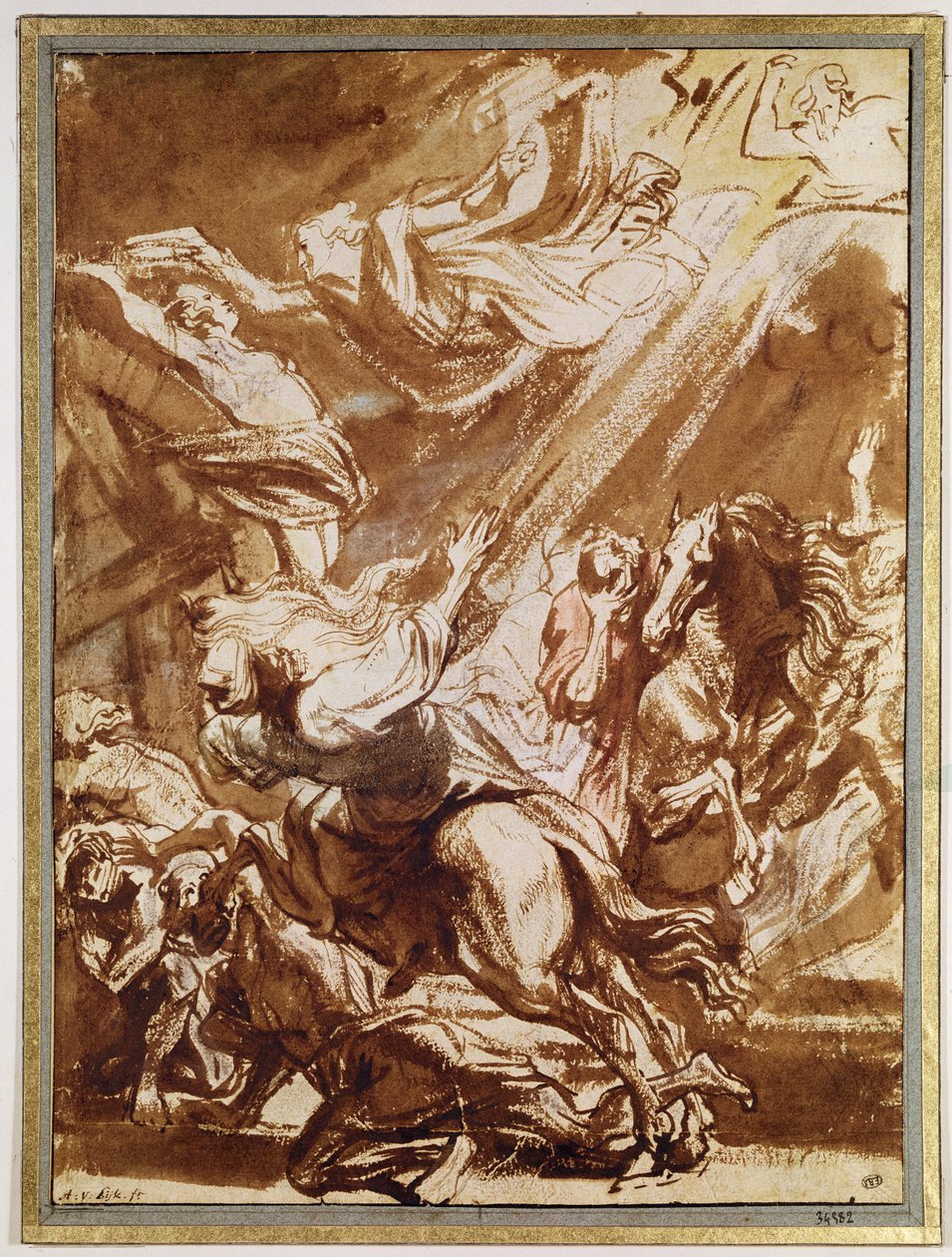 El martirio de Santa Catalina de Anthony van Dyck