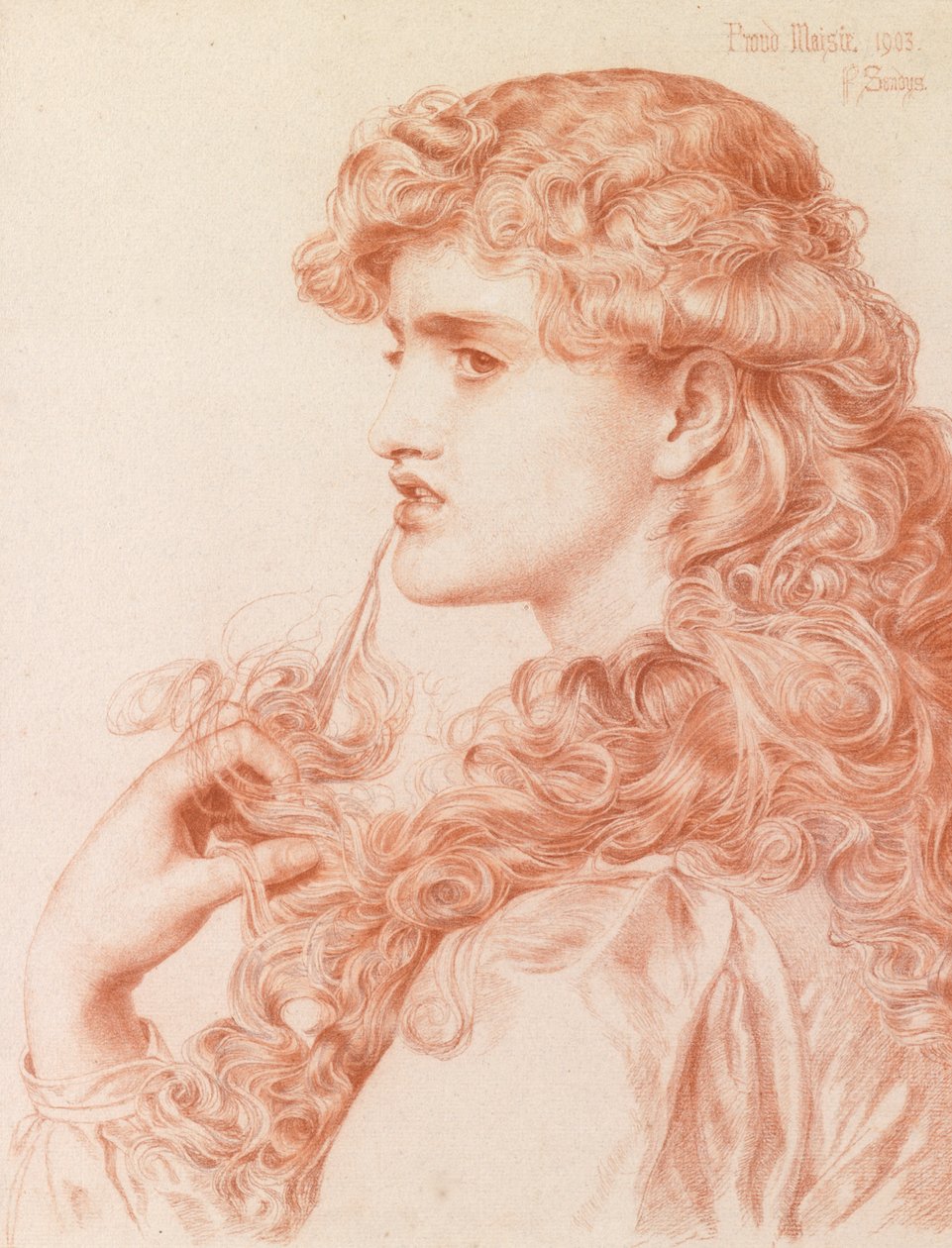 Orgullosa Maisie, 1903 de Anthony Frederick Augustus Sandys