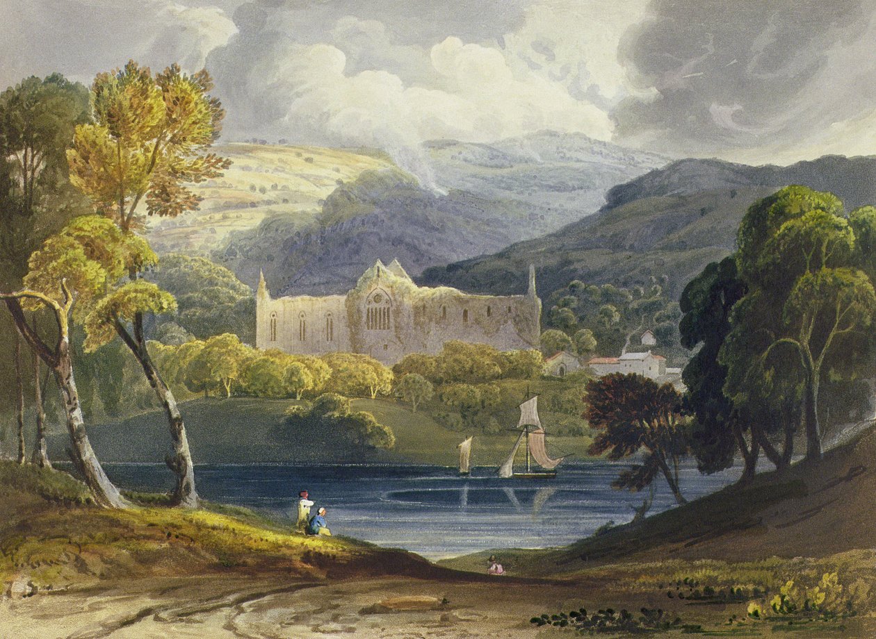 Vista norte de la Abadía de Tintern de Anthony Vandyke Copley Fielding