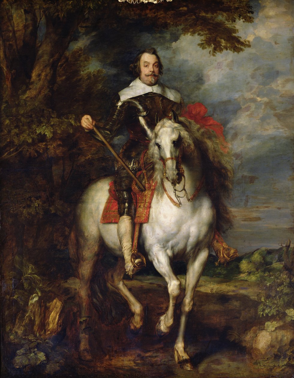 Retrato ecuestre de Don Francisco de Moncada (1586-1635) de Anthony van Dyck