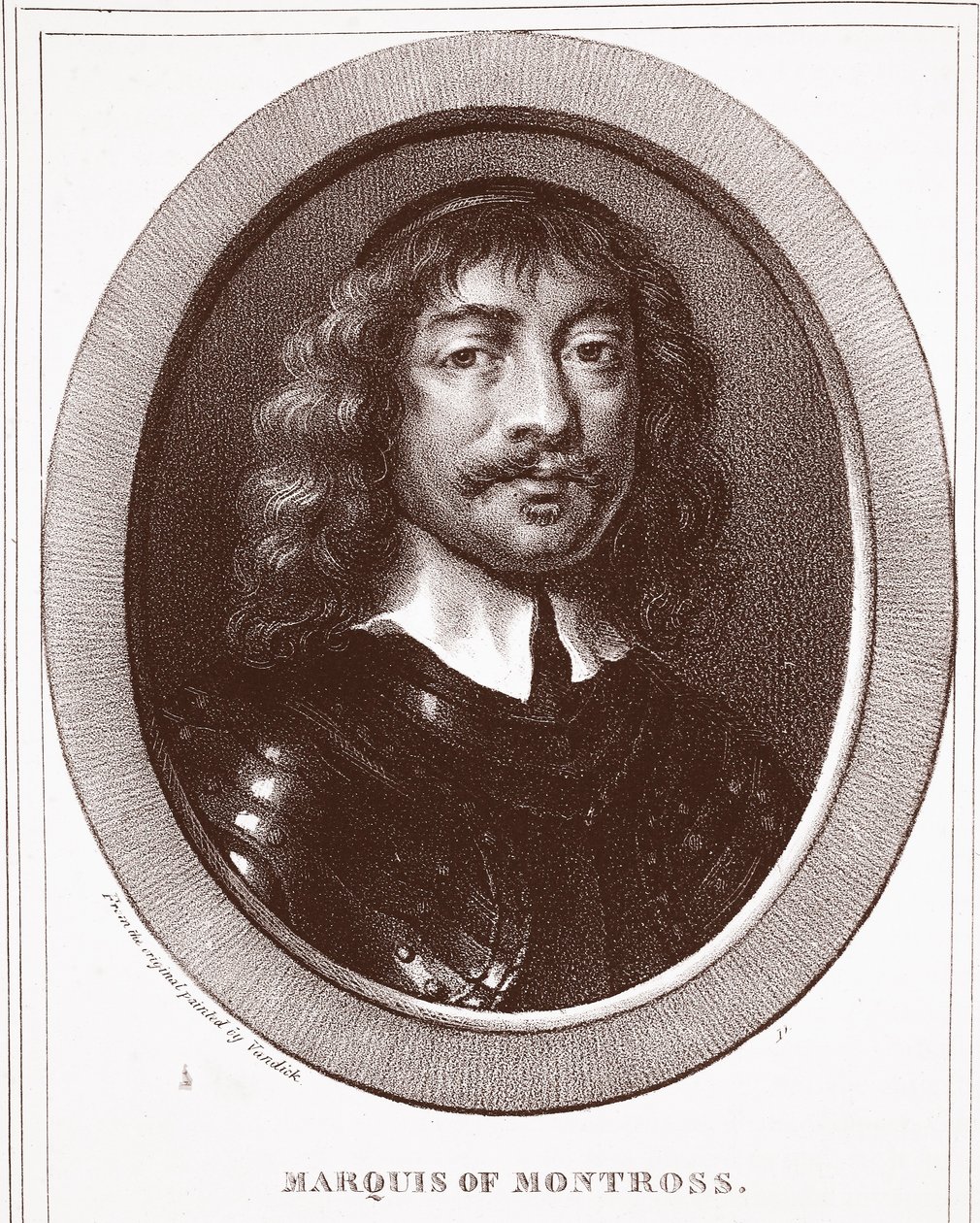 Marqués de Montross, grabado por de Ducarme de Anthony van Dyck
