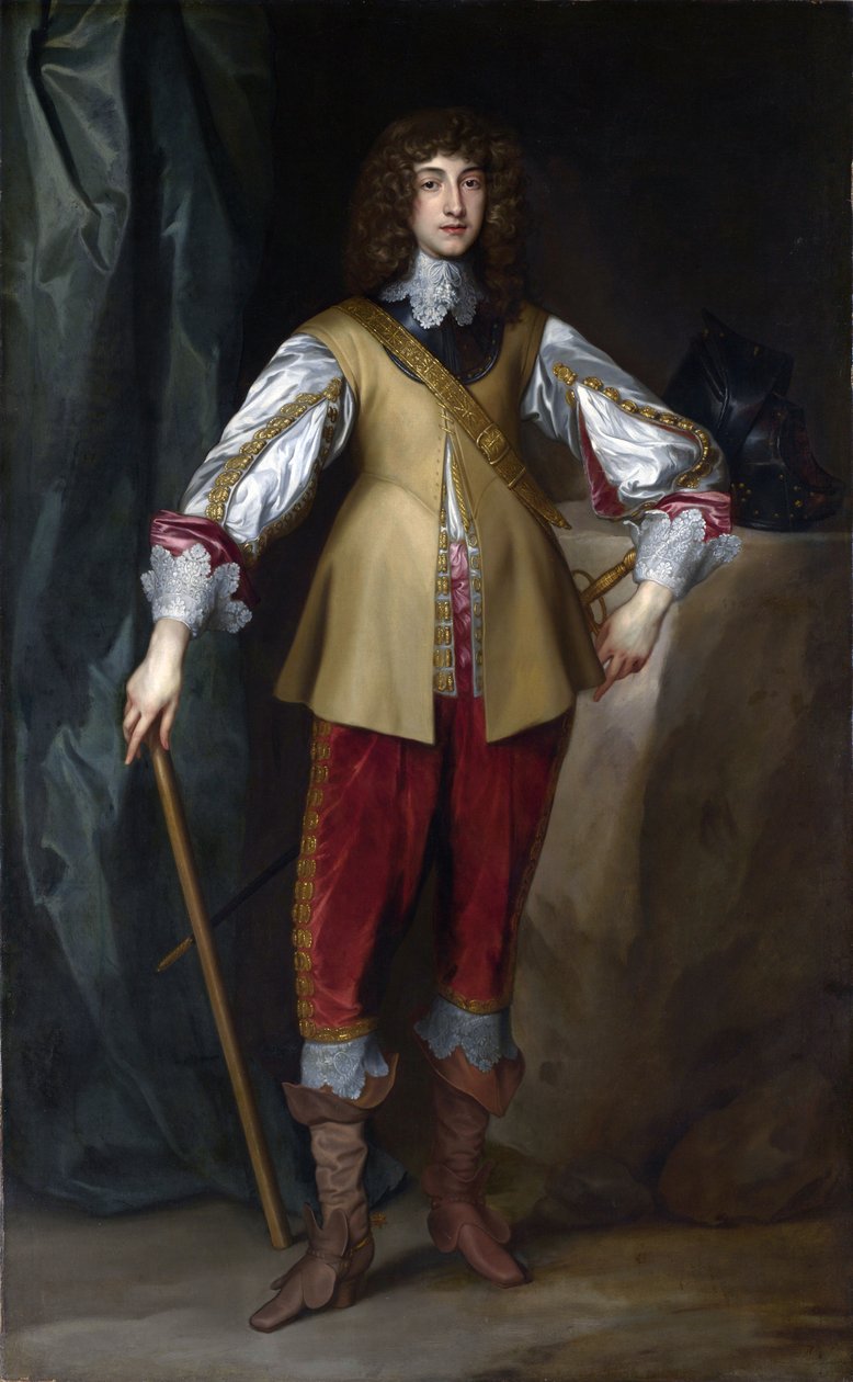 Retrato del Príncipe Ruperto, Conde Palatino (1619-1682) de Anthony van Dyck